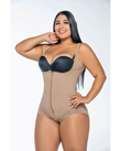 Body con cremallera y tirantes. 